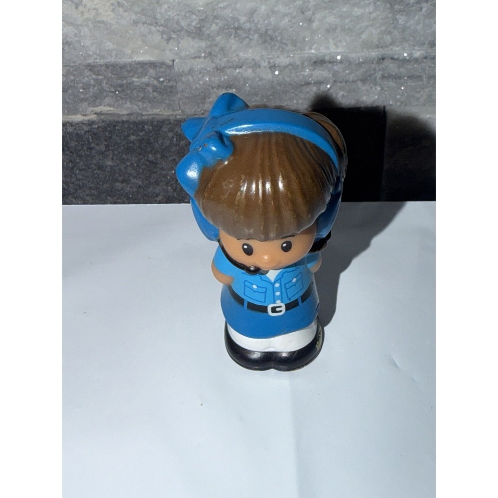 2013 Fisher Price Little People Spin & Fly Female Pilot Mia AA Brunette